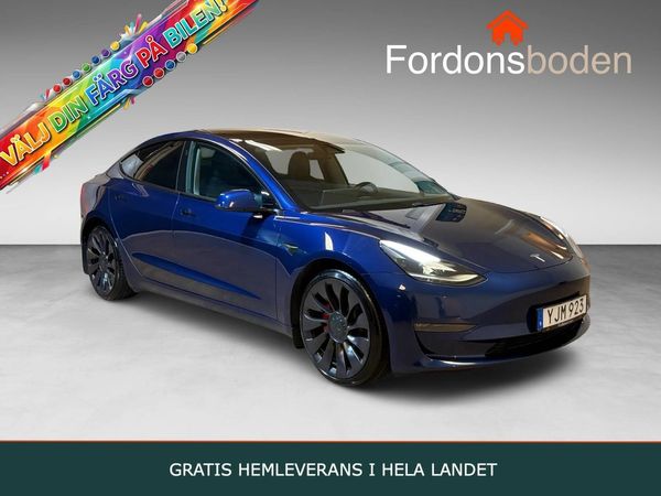 Tesla Model 3 Performance AWD 513hk Refresh AP Pano PDC Värmepump - 2021