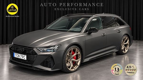 Audi RS6 Performance V8 630hk Quattro Panorama / Hemleverans / - 2025