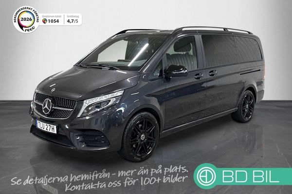 Mercedes V300 d 4Matic AMG Burmester El-Dörrar 360° Kamera Värmare - 2021