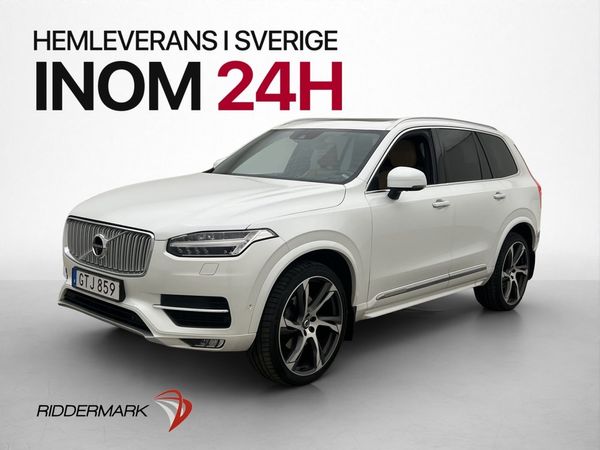 Volvo XC90 D5 AWD 225hk Inscription 7-sits B&W HuD Pano 360° - 2016