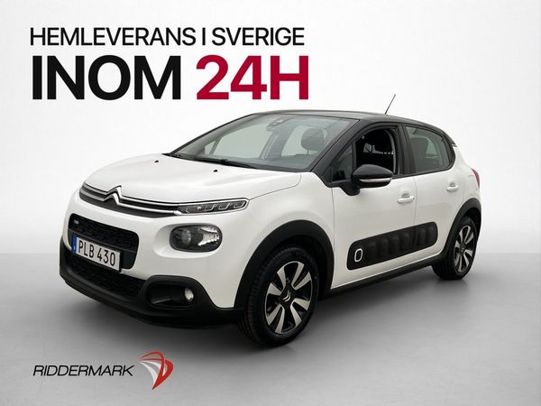 Citroen C3 1.2 PureTech 82hk CarPlay P-Sensorer - 2017
