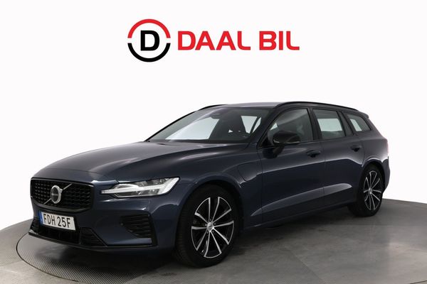 Volvo V60 RECHARGE T6 AWD 350HK PLUS DARK B-KAM NAVI LÄDER VÄRM - 2023
