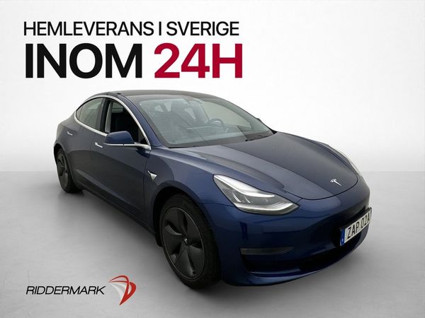 Tesla Model 3 Long Range AWD 440hk Autopilot Kamera Sv-Såld - 2019