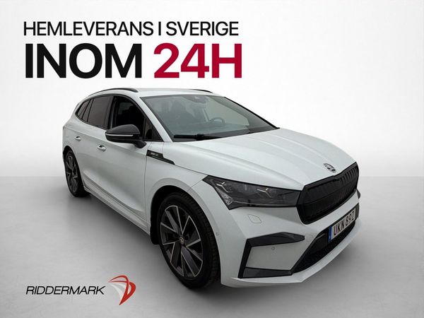 Skoda Enyaq 80x 265hk Sportline Värmare Kamera CarPlay MOMS - 2023