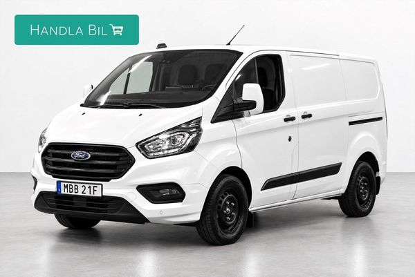 Ford Transit Custom 300 2.0 D-värm B-kam Carplay Drag Moms / Leasebar - 2023