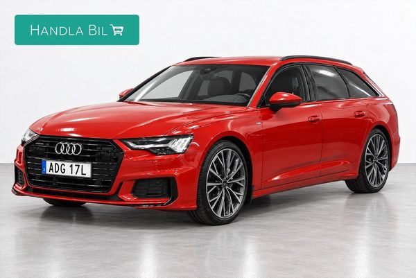 Audi A6 Avant 40 TDI Quattro S Line Alpin B&O D-Värm Cockpit Dr - 2023