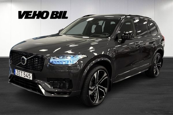 Volvo XC90 7-sits Recharge T8 Ultimate Dark Luftfjäd B&W Pano Drag - 2024