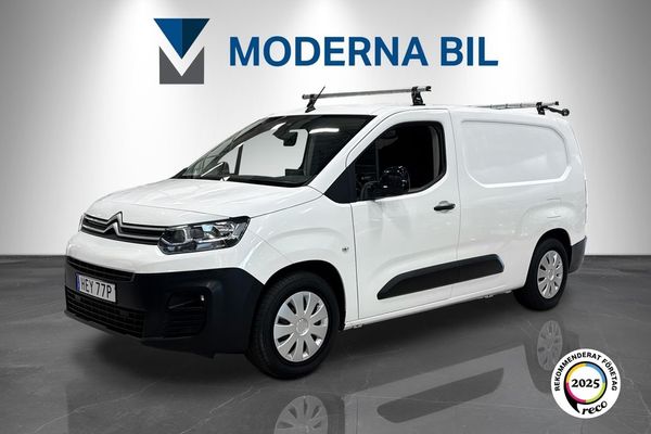 Citroen e-Berlingo Van Long 50 kWh 136hk Moms L2 Drag B-kam Navi Värmare - 2021