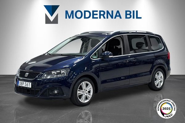 Seat Alhambra 7-sits 2.0 TDI 150hk 4Drive Style D-värm Drag Ny kamrem - 2015