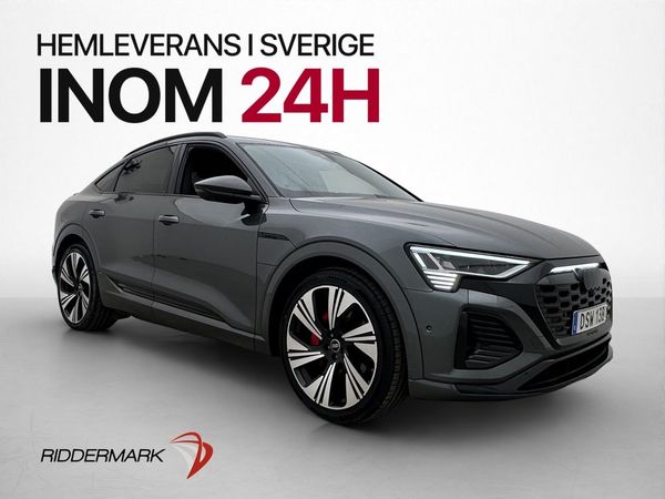 Audi Q8 Sportback 55 e-tron Q S-Line Pano B&O Luft Dragkrok - 2024