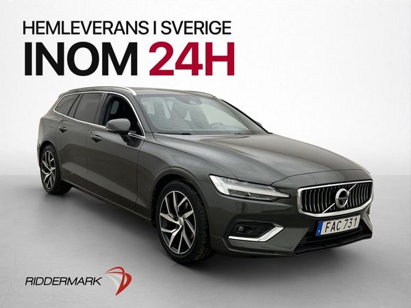 Volvo V60 D4 Inscription Pano H/K 360° D-Värm Skinn Nav Drag - 2019