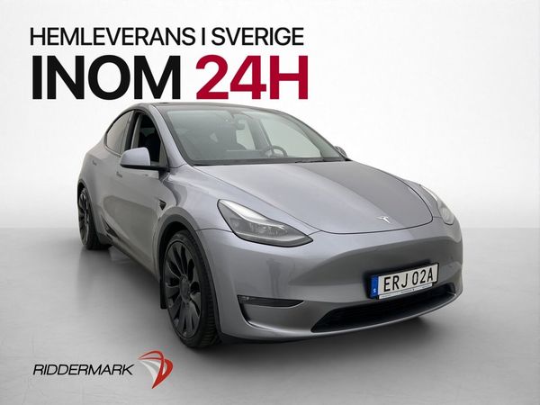 Tesla Model Y Performance AWD MOMS Drag Svensksåld - 2023