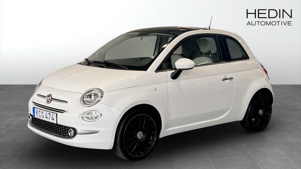 Fiat 500 1.2 8V Dualogic 69hp Lounge 1,2 Lounge Pano Auto - 2016