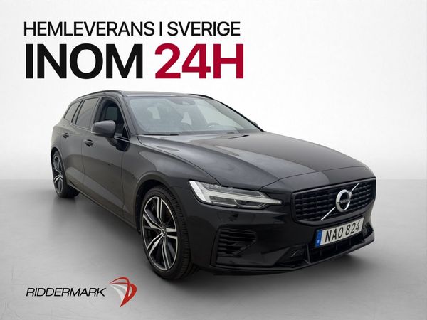 Volvo V60 Recharge T6 AWD R-Design Pano Drag Kamera Elstolar - 2022