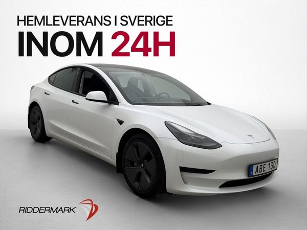 Tesla Model 3 Standard Range Plus AP En-Brukare Svensksåld - 2021