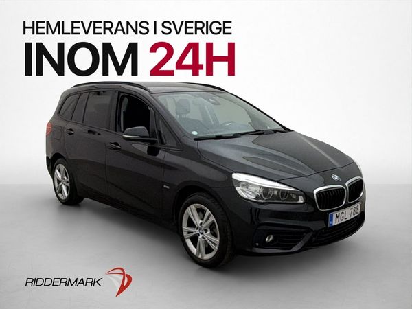BMW 220 d xDrive 7-sits Sport line Drag Kamera Två-brukare - 2016
