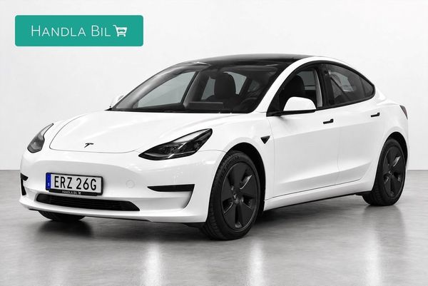 Tesla Model 3 Standard Range Plus Autopilot Pano Skinn Rattv 325hk - 2021