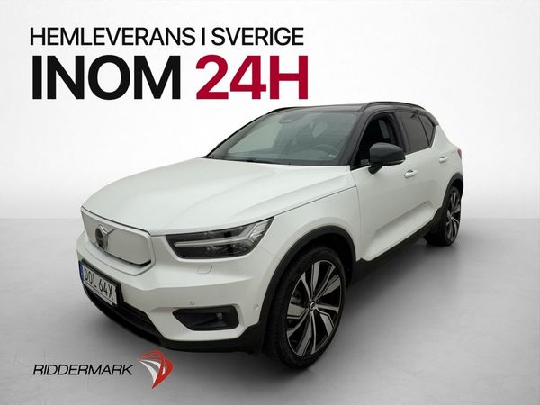Volvo XC40 Recharge Twin AWD Pro Pano Skinn H/K Drag 360° - 2022