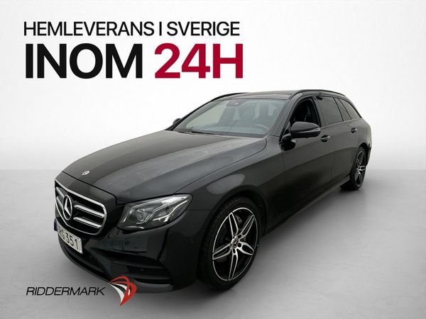 Mercedes E220 T d 4M AMG Pano Värmare Drag Burmester - 2019