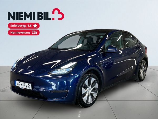 Tesla Model Y Long Range AWD Drag/360°/förkond app/skinn/Pano/S&Vdäck - 2022