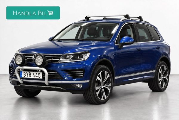 Volkswagen Touareg 3.0 V6 TDI 4M R-line Drag Skinn P-värm SoV - 2017