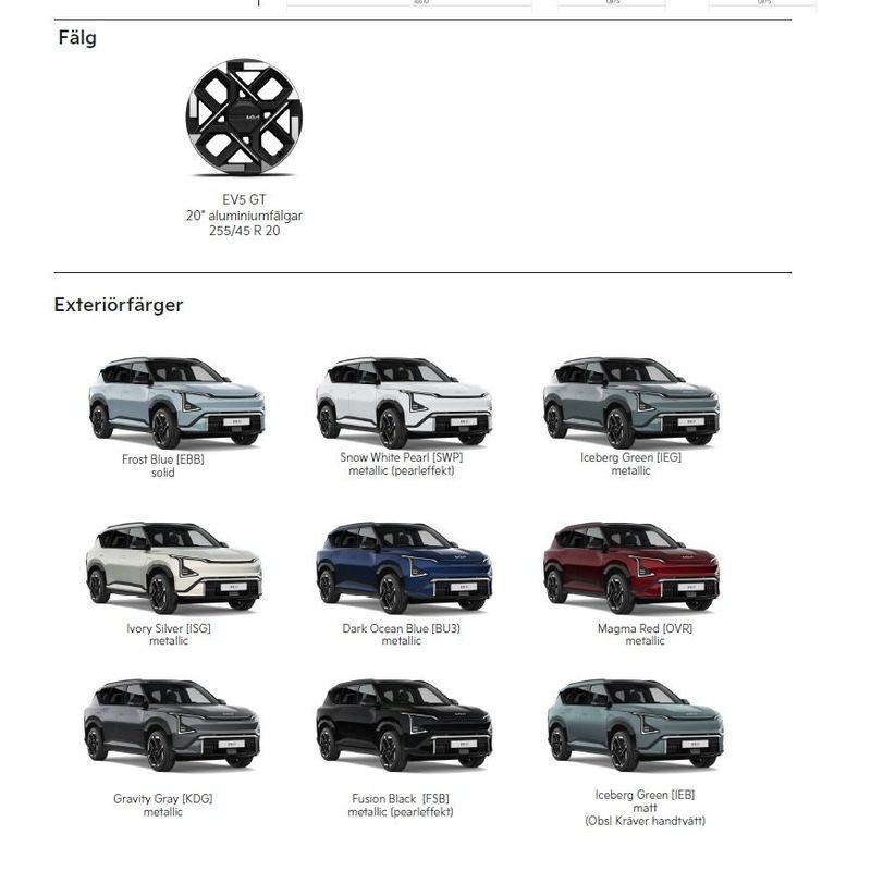 Kia EV5 bild 10