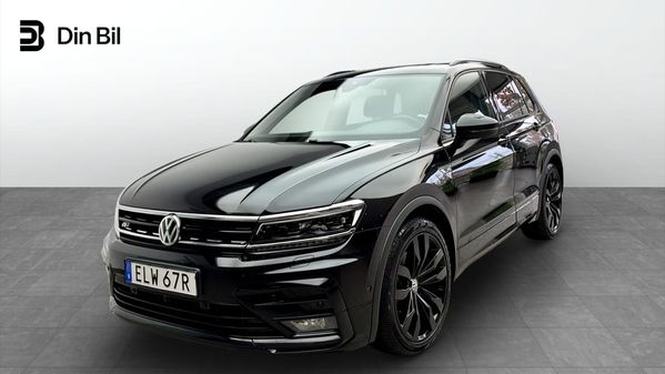 Volkswagen Tiguan TSI190 DSG R-line Black/P-värmare/Drag/Panorama - 2019