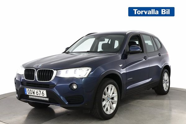 BMW X3 xDrive20d Navi Dragkrok Värmare 1 Brukare - 2016