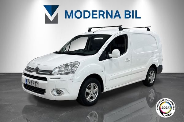 Citroen Berlingo L2 1.6 HDiF 90hk Lång Dragkrok Takräcke V-inredd 3-sits - 2014