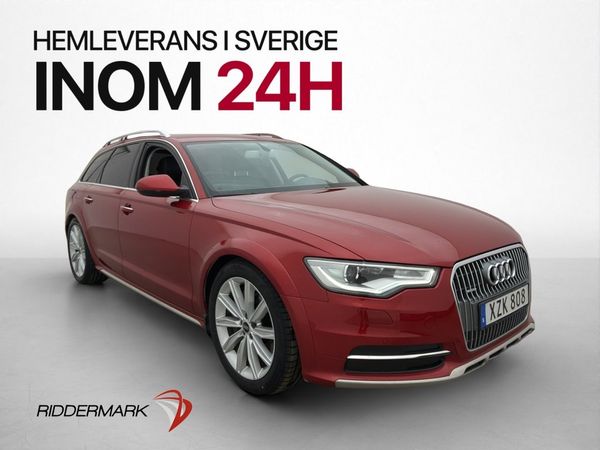 Audi A6 Allroad 3.0 TDI V6 Quattro M-Värmare Drag Halvskinn - 2014