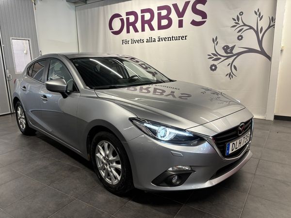 Mazda 3 Sport 2.0 SKYACTIV-G Vision 120Hk Drag V-Hjul 1ägare - 2015