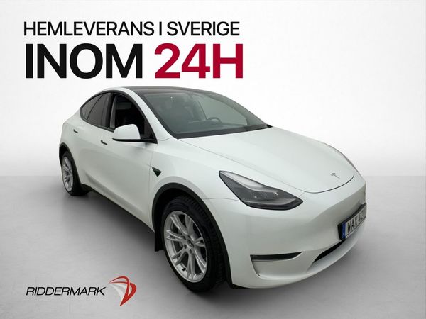 Tesla Model Y Long Range AWD Svensksåld Dragkrok Panorama - 2023