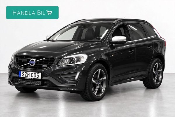 Volvo XC60 D4 AWD R-Design Pano Skinn Rattv D-värm Drag - 2016