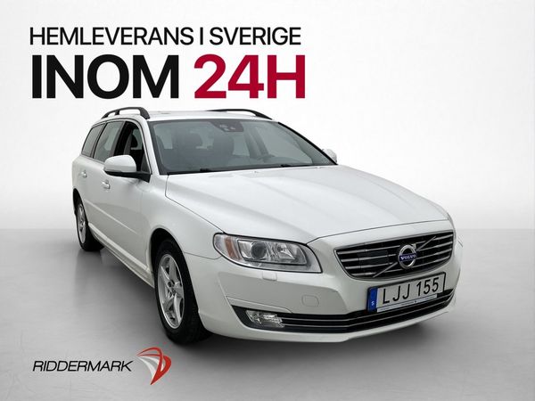 Volvo V70 D4 Classic Momentum Värm Halvskinn Adpt-fart Drag - 2016