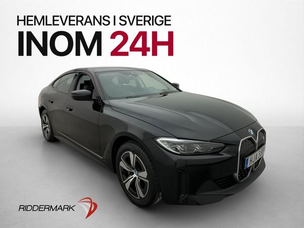 BMW i4 eDrive40 340hk Sport Line MOMS 360° Värmepump CarPlay - 2024