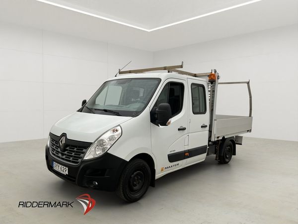 Renault Master KRAN/FLAKBIL HIAB 3-Sits Värm Drag V-Inr Moms - 2015