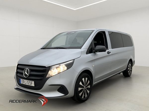 Mercedes e-Vito Tourer 116 X-Lång 8-Sits Värm Drag Skinn - 2025