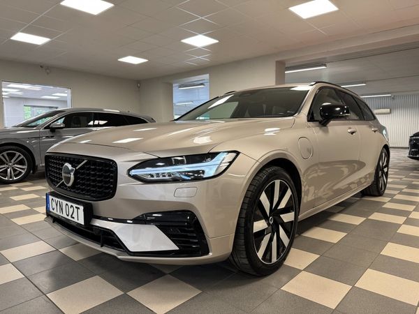 Volvo V90 Recharge T6 AWD Plus Dark Helskinn Navi Drag 350 Hk - 2024