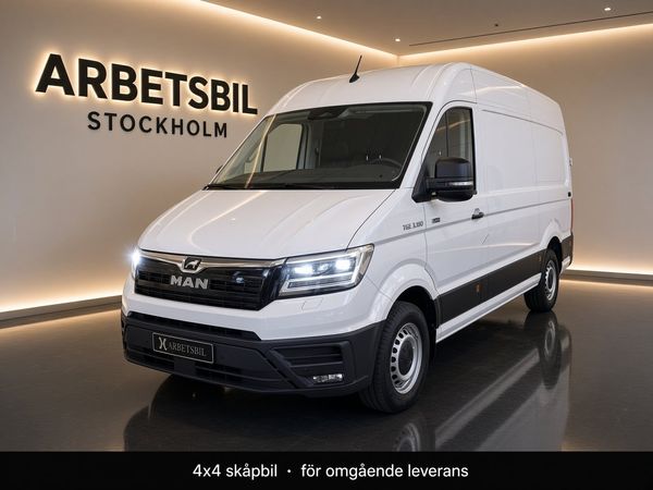 MAN TGE Skåpbil 4X4 / L3H3 / AUT/ 177hk / Lager bil - 2026