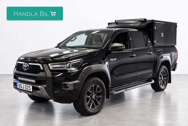 Toyota Hilux 2.8 4WD Invincible Hundkåpa D-Värm JBL Diff Drag SoV - 2023