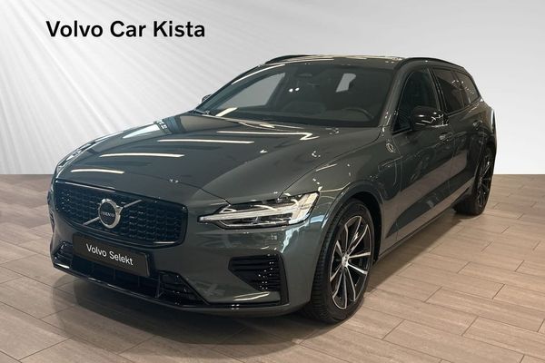 Volvo V60 T6 Plus Dark Nordic H/K 360Kam Pano Orrefors DRAG - 2026