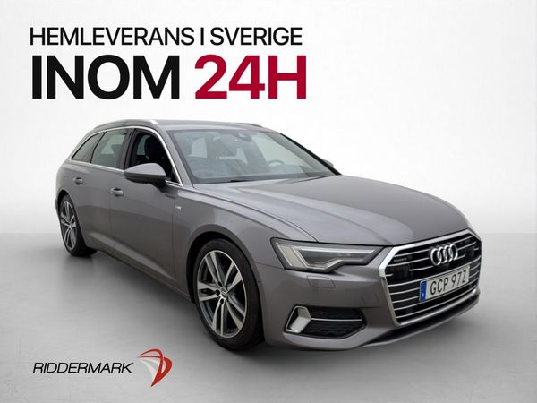 Audi A6 40 TDI Q S-Line Cockpit Värmare 360 Matrix Navi Drag - 2020