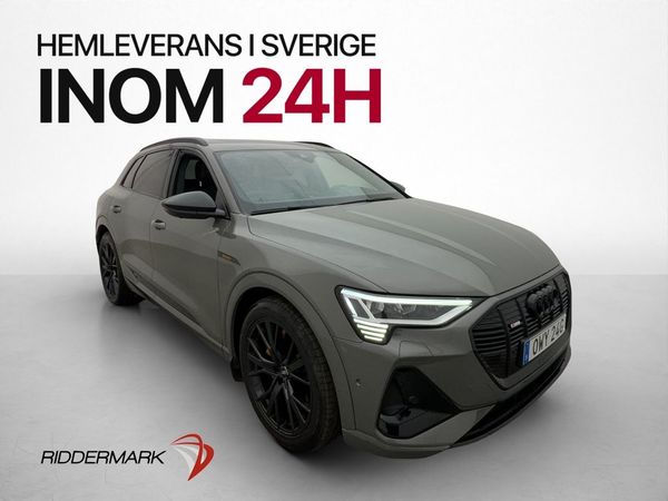 Audi e-tron 55 Q S line BLACK EDT Pano B&O Läder Se spec - 2022