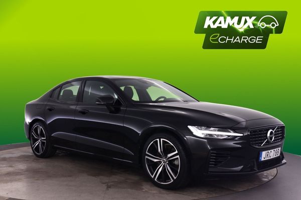 Volvo S60 Recharge T8 AWD 392hk R-Design Pano H/K Navi B-Kam Skin - 2022