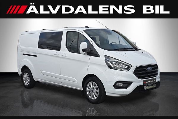 Ford Transit Custom 340 Crew Van 170hk Automat/5-sits/Värmare/Drag - 2021