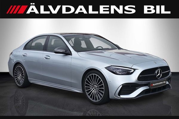Mercedes C220 d 9G-Tronic AMG Line , Panorama, Värmare, drag - 2022
