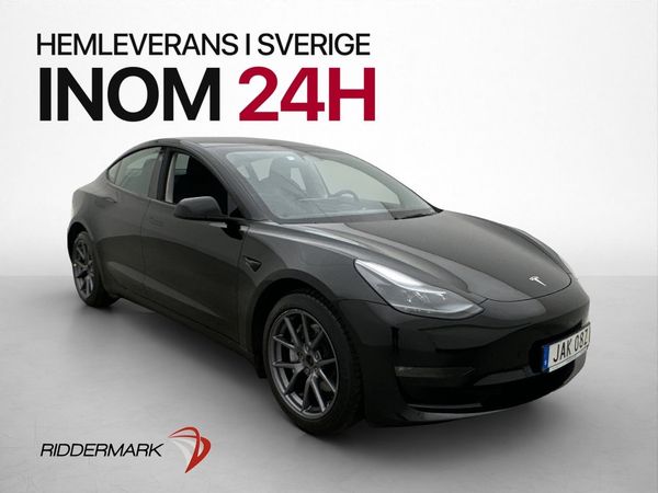 Tesla Model 3 LongRange AWD 498hk Värmepump Drag Pano ISOFIX - 2023