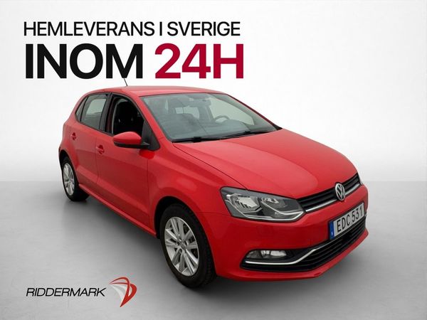 Volkswagen Polo 1.2 TSI 90hk Base Bluetooth Elhissar - 2016