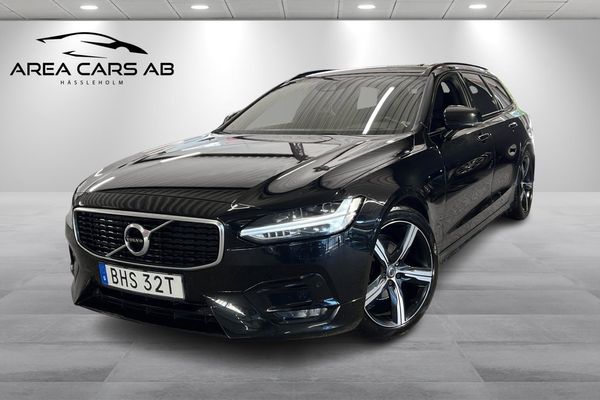 Volvo V90 D4 AWD 190hk R-Design/Drag/Värmare/VoC - 2020