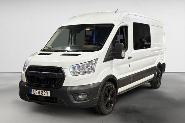 Ford Transit 350 Crew Van DH 2.0 EcoBlue 170 HK AUT PDC D-VÄRM 6SITS - 2021